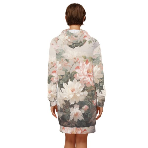 All-Over Print Women's Long Pullover Hoodie|310GMS Cotton - Imagen 4