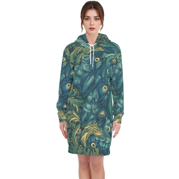 All-Over Print Women's Long Pullover Hoodie|310GMS Cotton