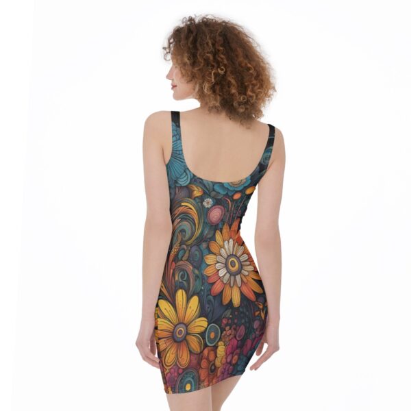 All-Over Print Women's Bodycon Dress - Imagen 4